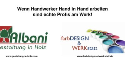 Handwerker Hand in Hand