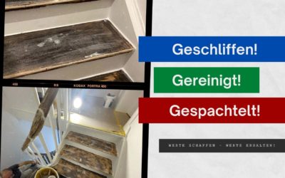 Geschliffen! Gereinigt! Gespachtelt!