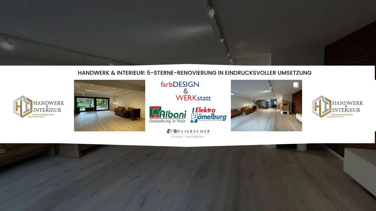 Handwerk & Interieur 5-Sterne-Renovierung in eindrucksvoller Umsetzung